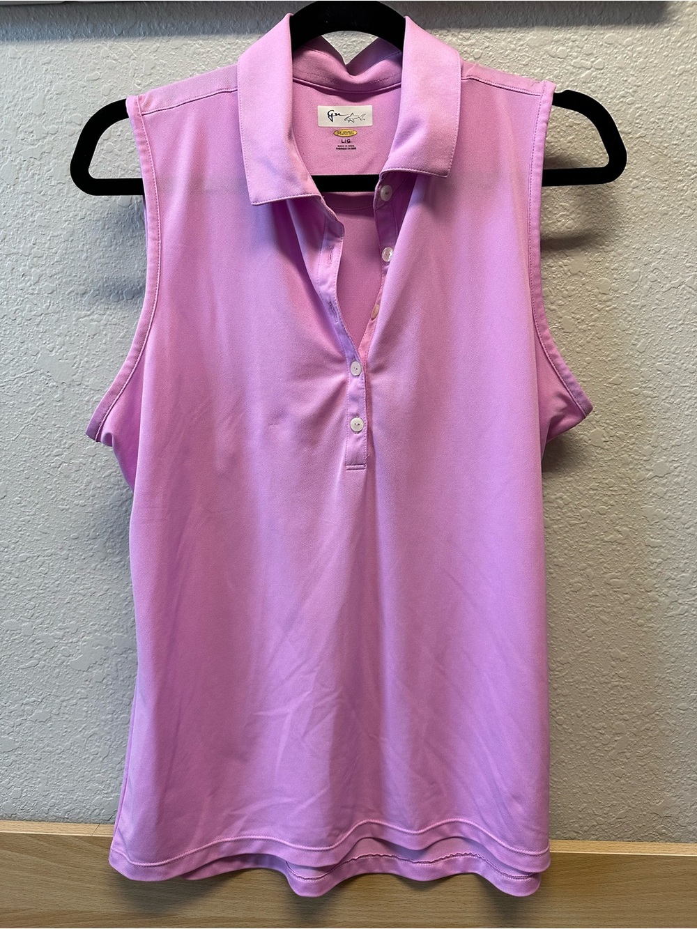 Greg Norman Collection Sleeveless Polo Tank Top - Lavender